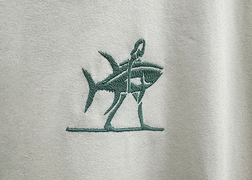 Navy Apparel School of Fish T Shirt