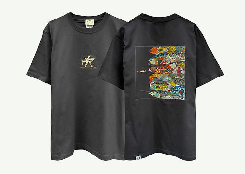 Navy Apparel School of Fish T Shirt