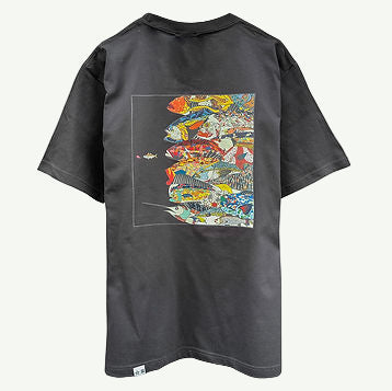 Navy Apparel School of Fish T Shirt