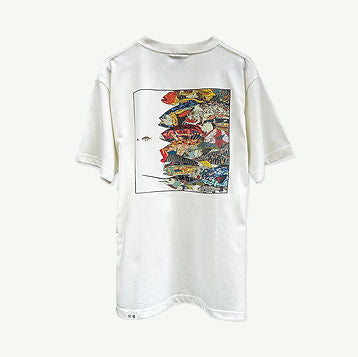 Navy Apparel School of Fish T Shirt