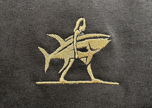Navy Apparel School of Fish T Shirt
